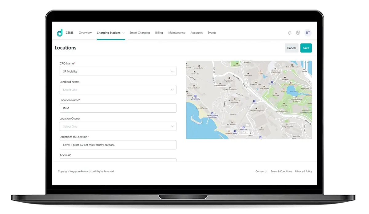 location dashboards